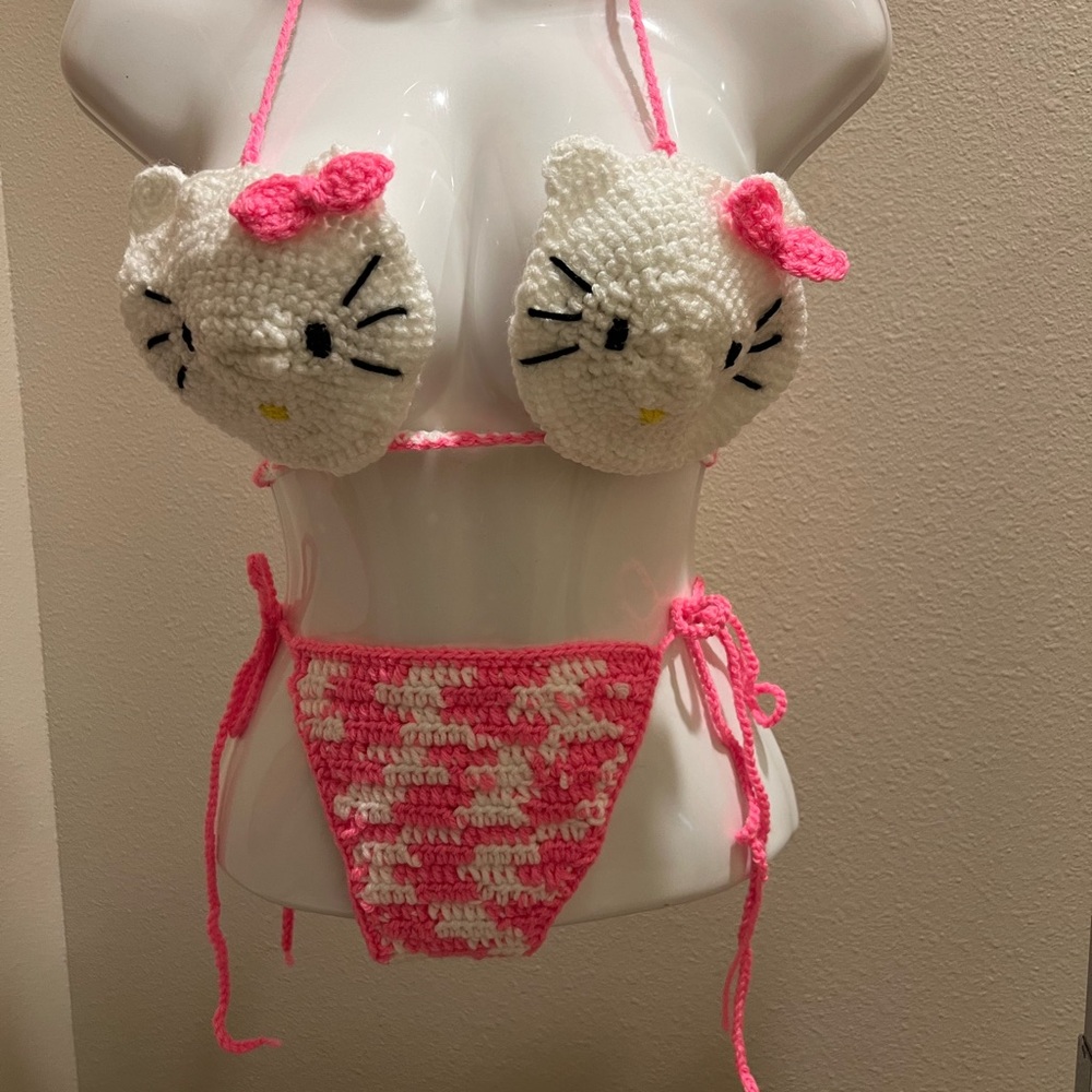 Hello Kitty Crochet Bikini